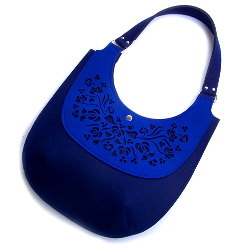 Flower Bag - dark blue Beltrani