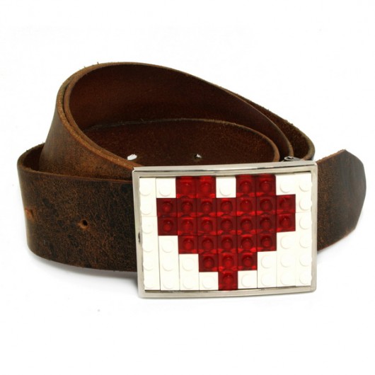 Klamra do paska - serce z LEGO&#174; agabag