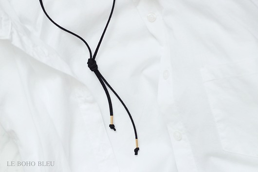 Wrapped Black Suede Choker Necklace Le Boho Bleu
