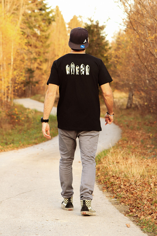 t-shirty męskie T-shirt  męski EL CLASSICO BOARDS black