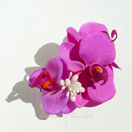 PHALAENOPSIS ozdoba na włosy i na suknię FloraArt
