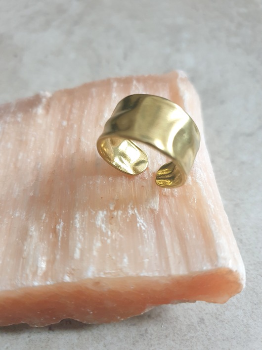 pierścionki złote Pierścionek ZEN obrączka, mosiądz