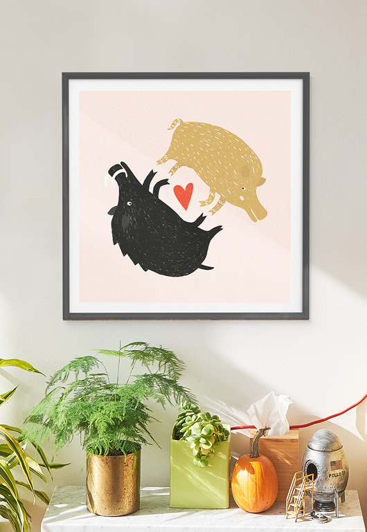 plakaty Plakat Dzika Miłość