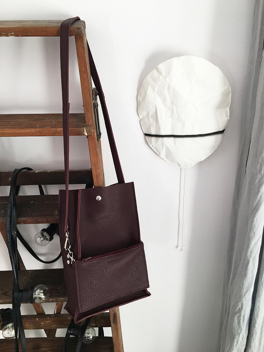 torby na ramię Torebka Boxy Bag S Plum