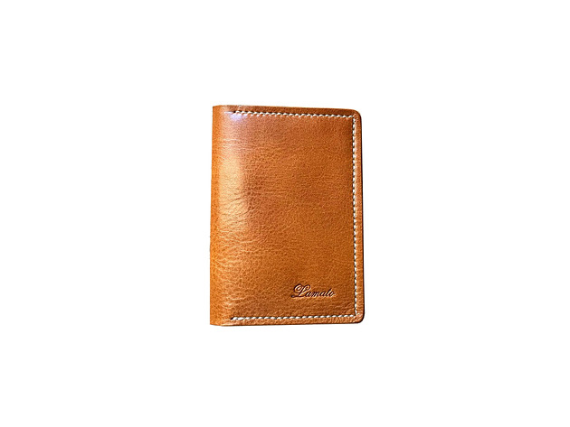 Etui na karty 011 jasny brąz - mini portfel Lamato