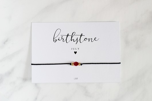 LIPIEC - JULY Birthstone Bracelet Le Boho Bleu