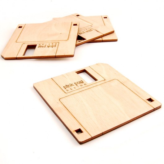 eco Data Storage- dyskietka Pink Pug Design
