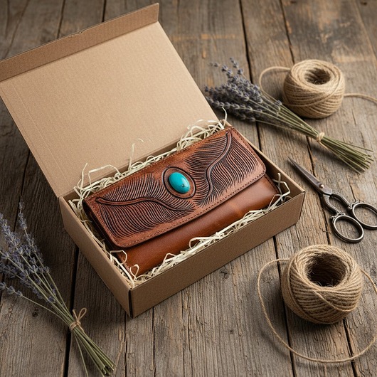 portfele męskie Portfel skórzany ręcznie robiony Dilwar