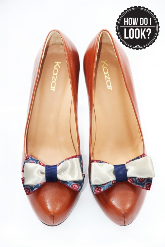 Royal Bow - Cream - klipsy do butów HowDoILook