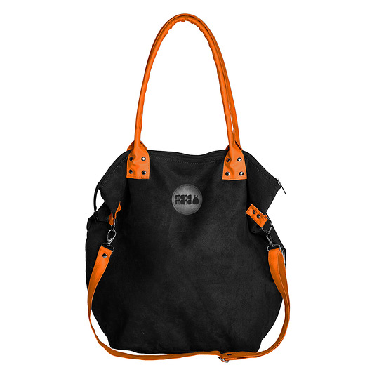 Torba Worek Czarna #orange MANA MANA