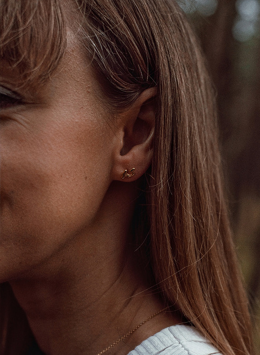 kolczyki pozłacane Kolczyki pozłacane Kurki