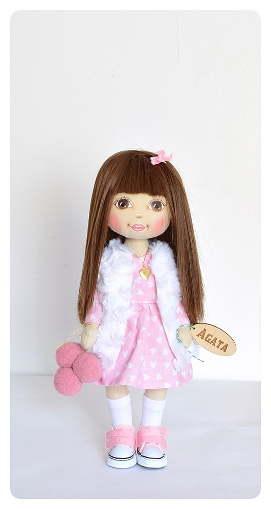lalki Lalka handmade 32cm malowana dostępna od ręki
