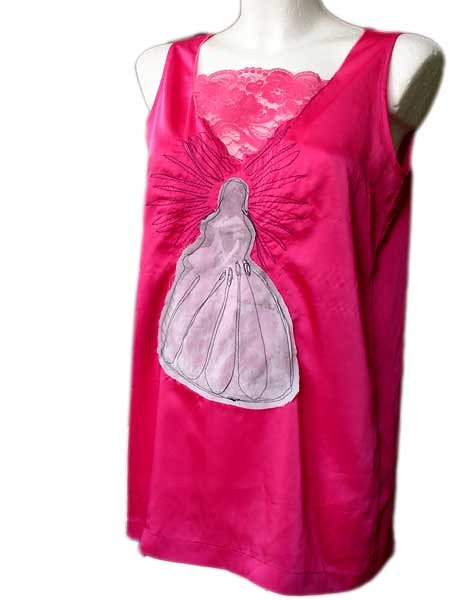 DAMA AMARANTOWA Recycling art
