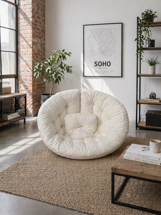 fotele Fotel Futon Siedzisko Poduszka podłogowa