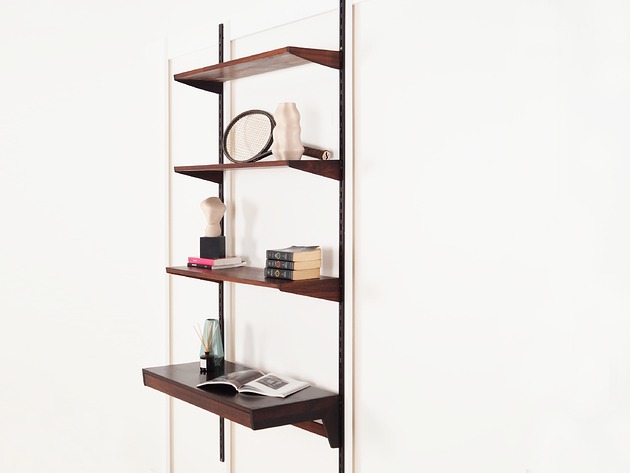 regały i półki Regał systemowy palisandrowy, duński design, lata 60, produkcja: Dania