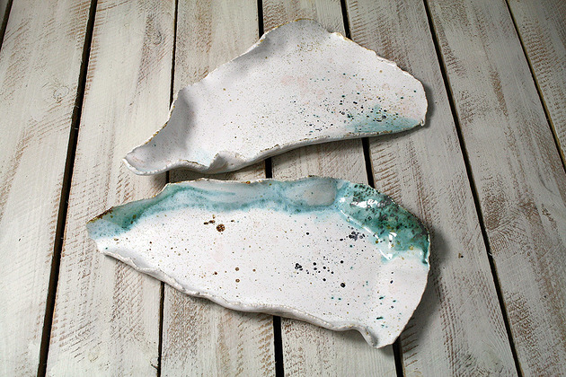2 x oyster - muszle do serwowania Studio Mini Forma