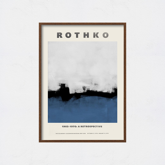 Mark Rothko plakat do wystawy Pas De LArt
