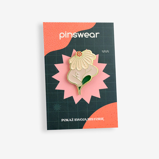 przypinki Pins "Rumianek"