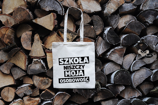 Szkoła niszczy moją osobowość, torba Sowia Aleja