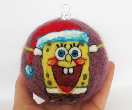 Spongebob świątecznie - bombka  DoraHand
