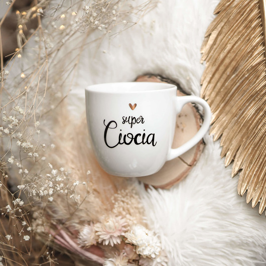 kubki Kubek 300 ml - Super ciocia ZŁOTE SERCE