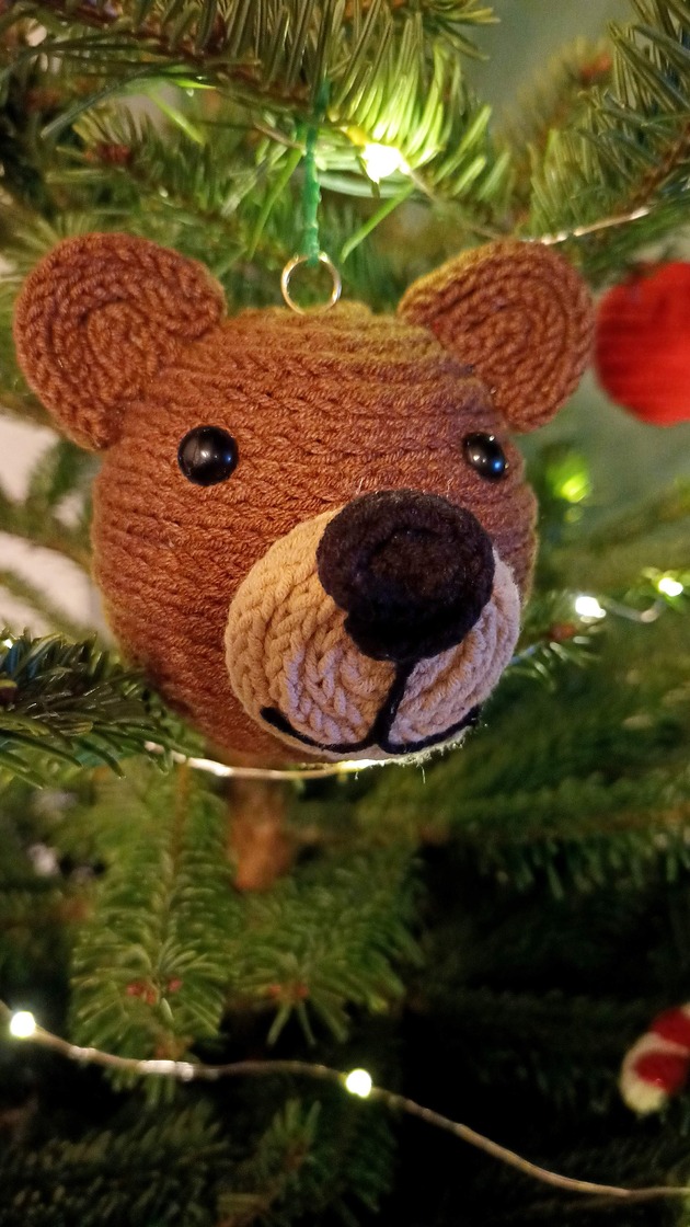 ozdoby choinkowe Bombka na choinkę - Miś