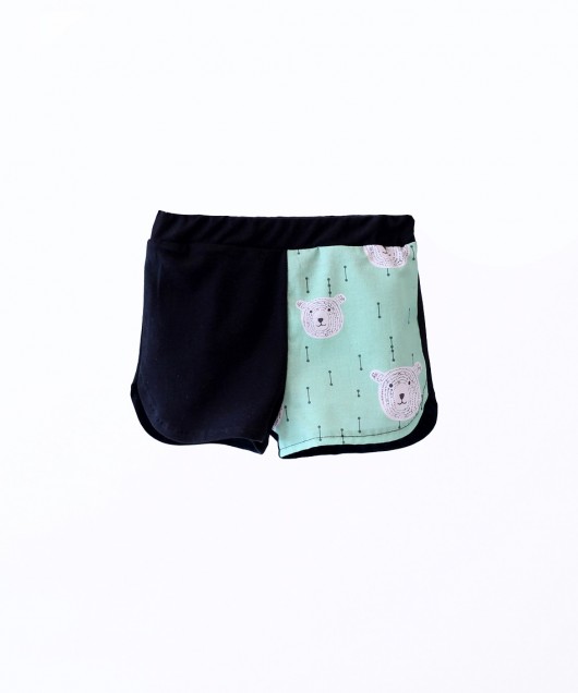Szorty MINT BEAR black Little Gold King