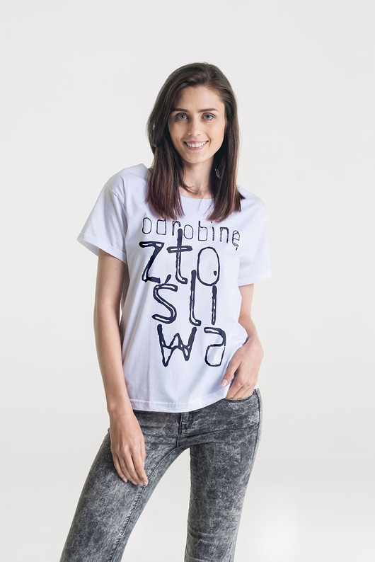 ZŁOŚLIWA Oversize t-shirt GAU great as You