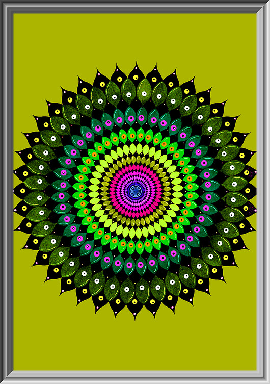 grafiki i ilustracje 106 Mandala - rysunek, plakat, grafika.