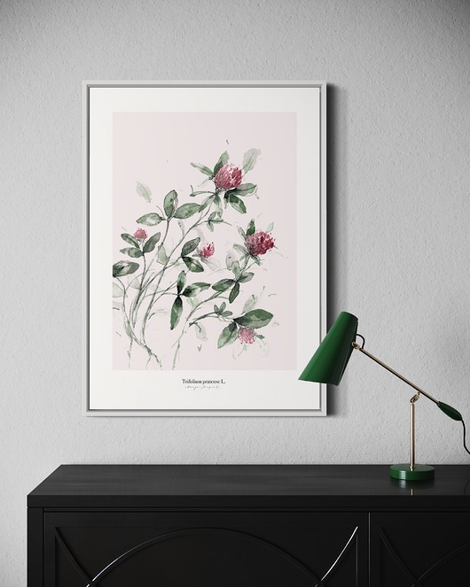 grafiki i ilustracje Koniczyna print