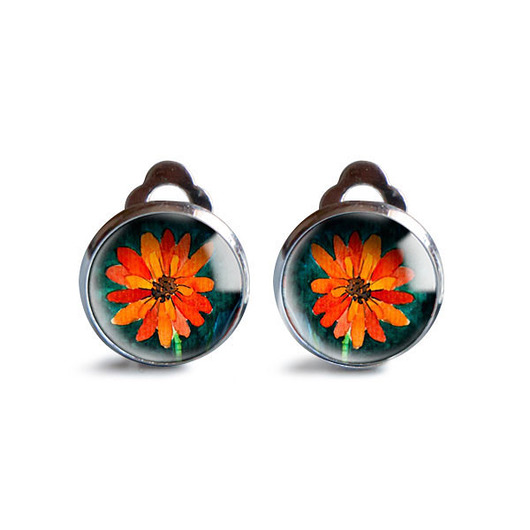 klipsy Orange flower klipsy