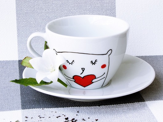 240 ml filiżanka z misiem MUKI design
