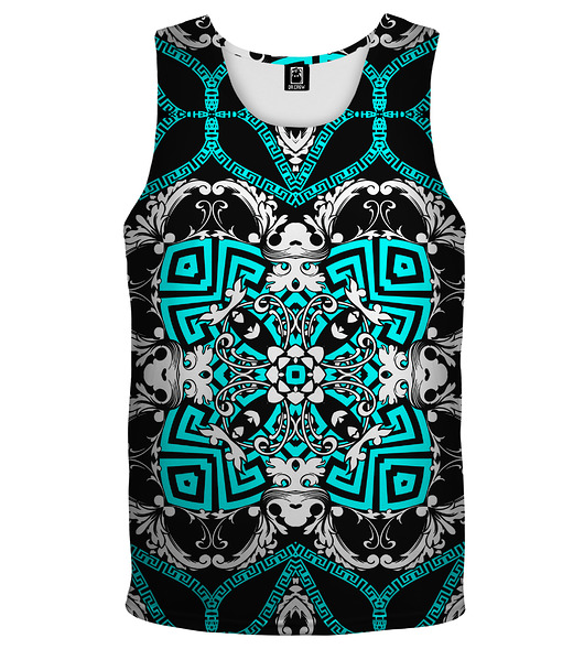 t-shirty męskie DR.CROW Bokserka Męska Mint Baroque