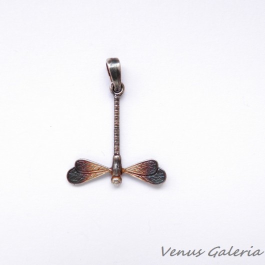 wisiory Wisiorek srebrny - Mini ważka