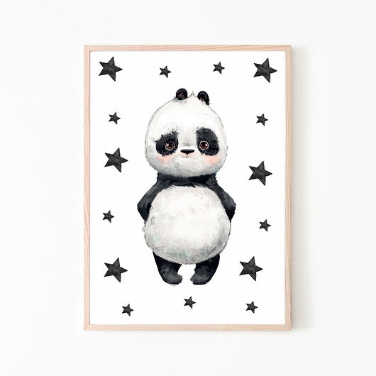 PLAKAT,OBRAZEK Panda nr.8 Dekoracjan