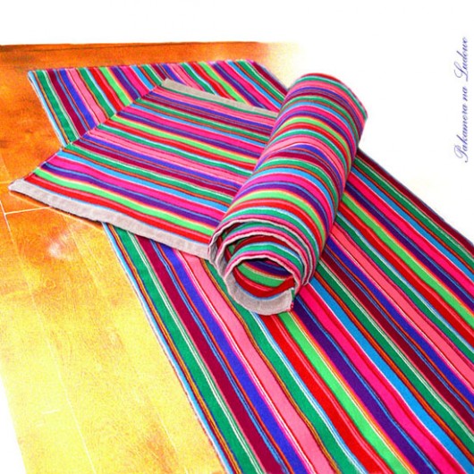 dwa PASIAKI na stół (50cm - na zamówienie) na ludowo