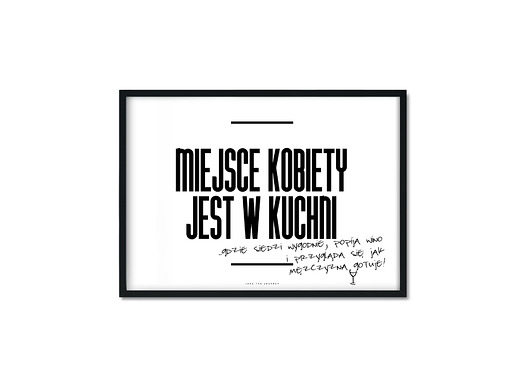 "Miejsce Kobiety" Plakat Love The Journey