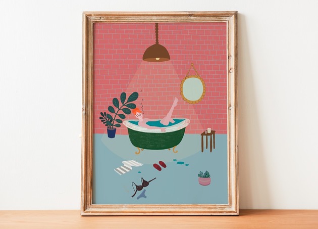 Plakat Czas dla siebie 30x40 cm ELEMTHEBRAND