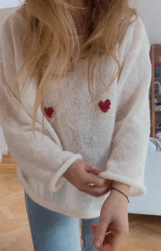 swetry damskie  Sweetheart sweter