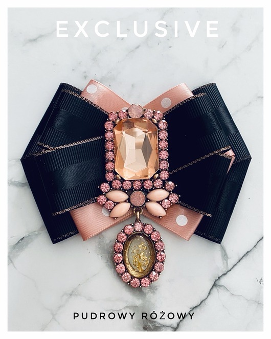 broszki Brosza z Ogromnym kryształem Exclusive NEW