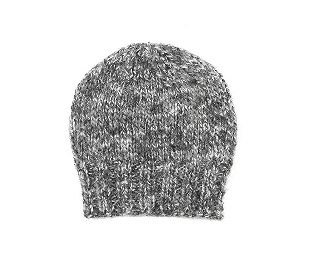 czapki damskie Czapka szary melanż krótka unisex