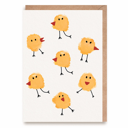 kartki wielkanocne Kartka wielkanocna - Kurczaczki