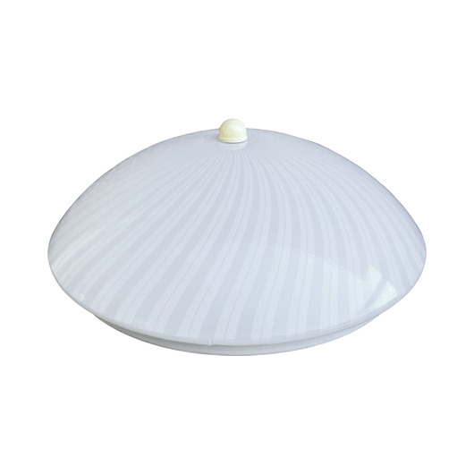 lampy wiszące Plafon italian modern z kloszem z plexi, Włochy, lata 70./80.