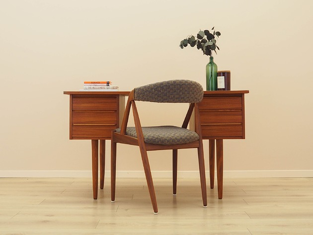 biurka Biurko tekowe, duński design, lata 70, produkcja: Dania