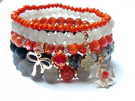 Orange, grey and black set KiKa pracownia