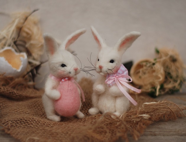 Para Króliczków - zamówienie indywidualne BoboLobo Handicraft