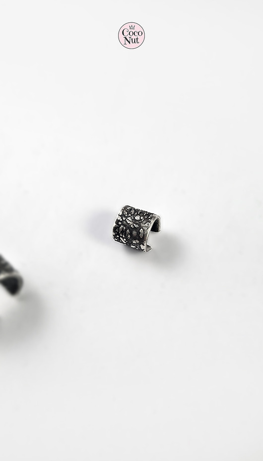 nausznice Nausznica BAROQUE srebro na szczyt ucha