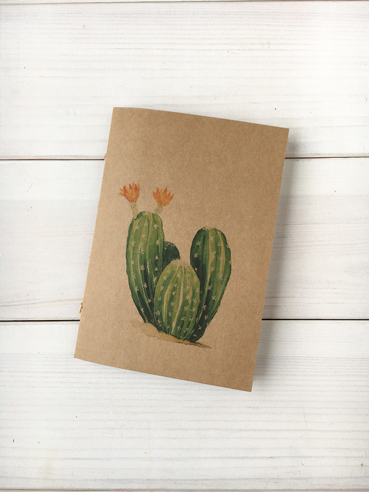 notatniki i albumy Brulion - notatnik - zeszyt - szkicownik - kaktus