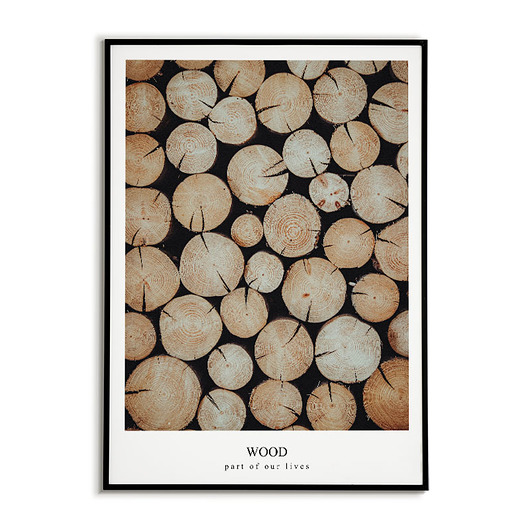plakaty Plakat DREWNO - Grafika, Obraz na ścianę