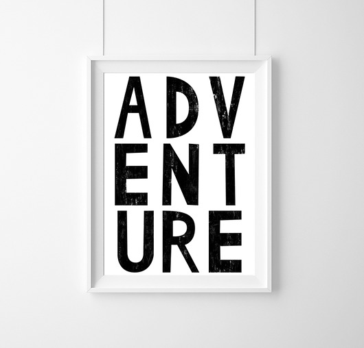 PLAKAT - ADVENTURE  - A3 wejustlikeprints